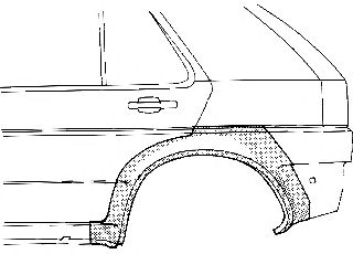 VAN WEZEL 3744147 -  Боковина